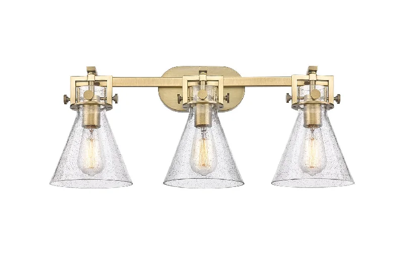 Industrial Lighting for Food Processing FactoriesNewton Three Light Bath Vanity