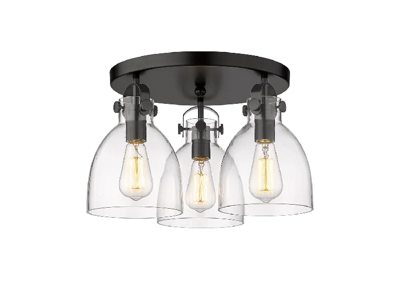 Industrial Emergency Lighting for Safety in FactoriesDowntown Urban Three Light Flush Mount Industrial Emergency Lighting for Safety in FactoriesDowntown Urban Three Light Flush Mount