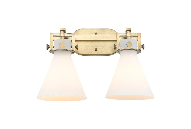 Shock - Resistant Industrial Lighting for Vibrating Machinery AreasNewton Two Light Bath Vanity Shock - Resistant Industrial Lighting for Vibrating Machinery AreasNewton Two Light Bath Vanity