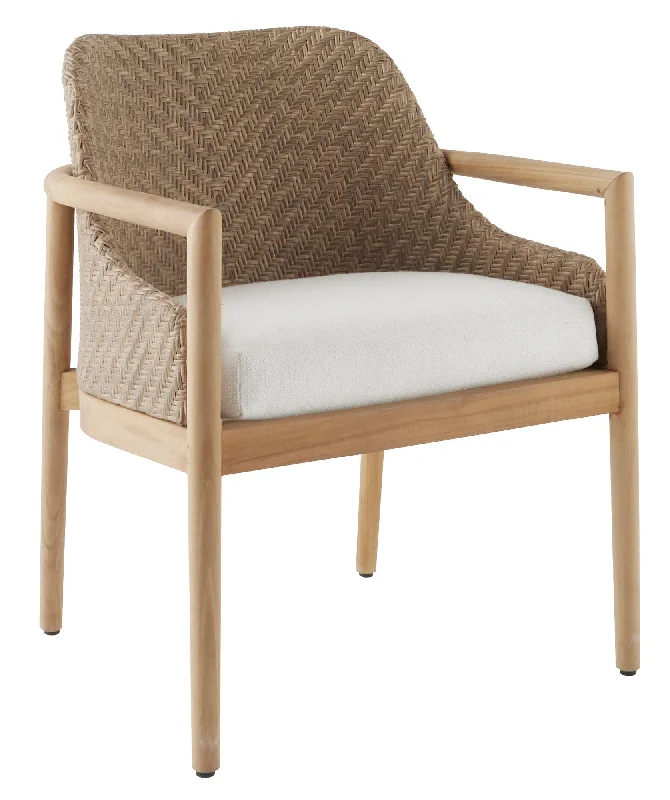 White track lighting for a clean lookChilton Outdoor Dining Chair