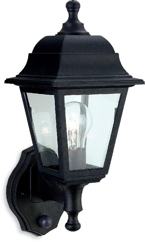 Track lighting with a long - lasting lifespanOslo Lantern - Uplight with PIR Black Resin Track lighting with a long - lasting lifespanOslo Lantern - Uplight with PIR Black Resin