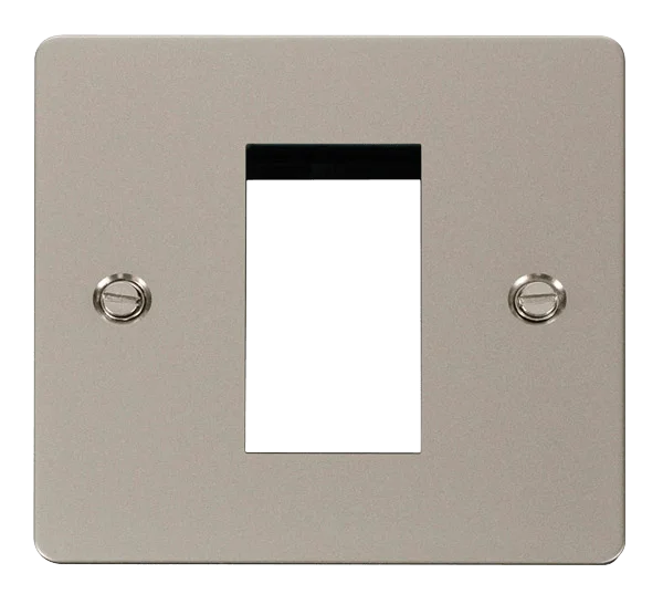 White track lighting for a clean lookClick New Media 1 Gang Single Aperture