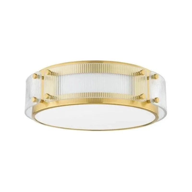 Track lighting with integrated LED driversClifford LED Flush Mount