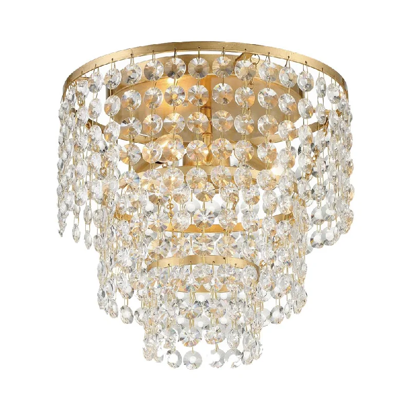 Track lighting with a sleek profileGabrielle Flush Mount Ceiling Light