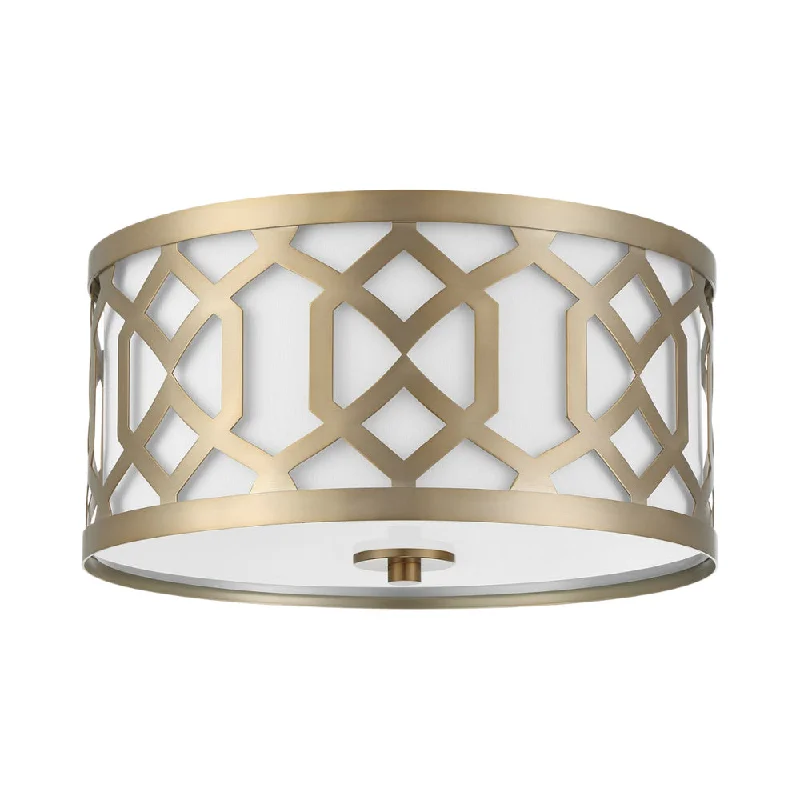 Track lighting with colored glass accentsJennings Flush Mount Ceiling Light