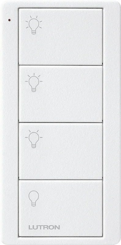 Low - voltage track lighting for safetyLutron Pico RF Controller 4 Button Scene Control Arctic White Low - voltage track lighting for safetyLutron Pico RF Controller 4 Button Scene Control Arctic White