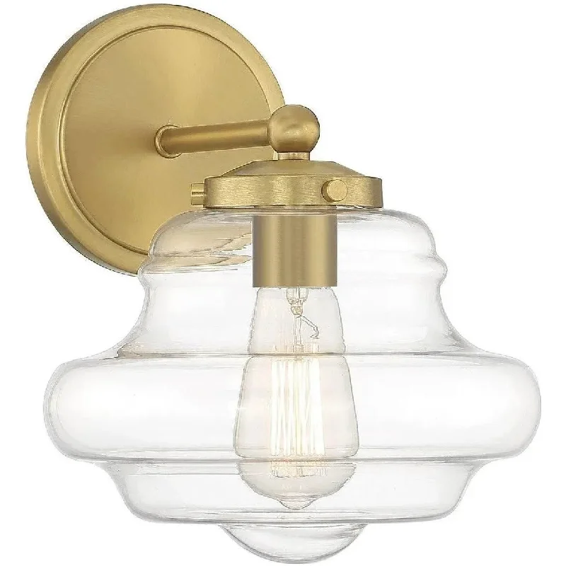 Track lighting with a decorative track designMeridian One Light Wall Sconce