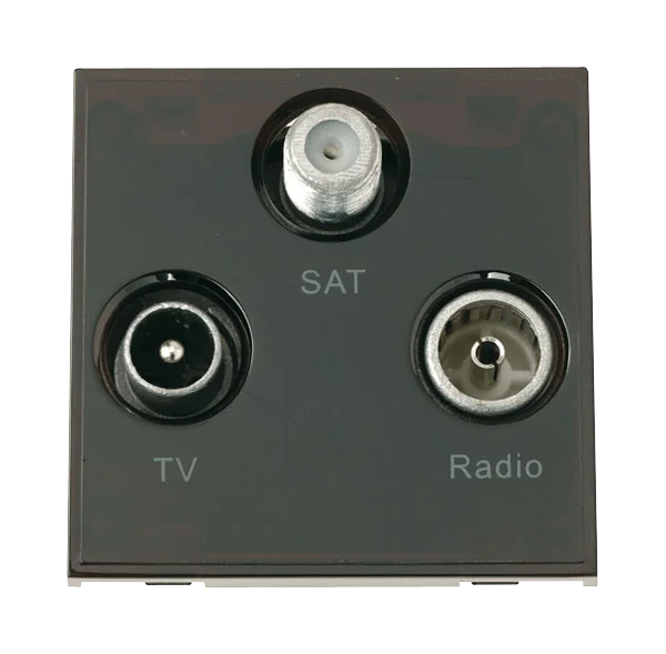Track lighting with a minimalist track designClick New Media Triplexed TV, Radio And Satellite - Black Track lighting with a minimalist track designClick New Media Triplexed TV, Radio And Satellite - Black