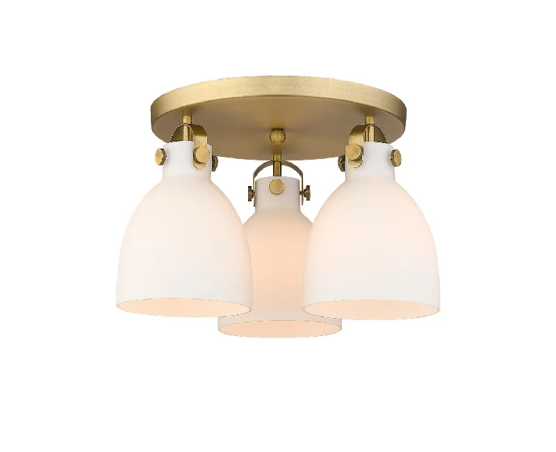 Industrial Lighting for Electronics ManufacturingDowntown Urban Three Light Flush Mount Industrial Lighting for Electronics ManufacturingDowntown Urban Three Light Flush Mount