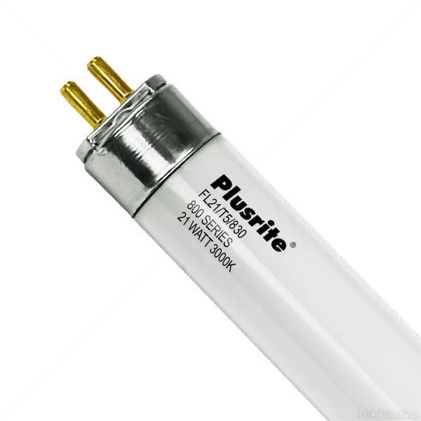Track lighting with multiple heads for flexibilityFL21/T5 21 Watt T5 Linear Fluorescent Tubes