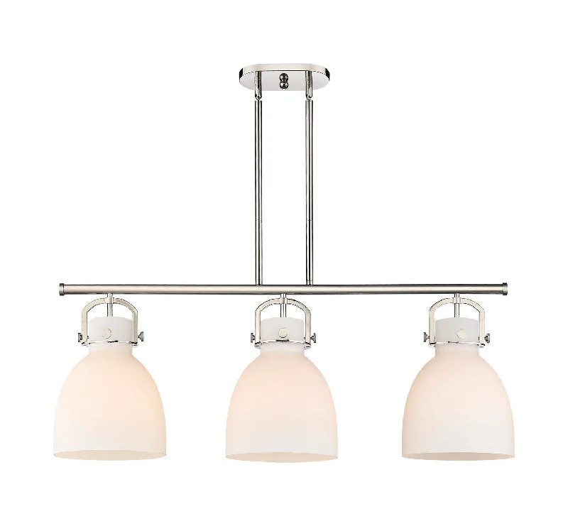 Industrial Lighting for Automotive Manufacturing PlantsDowntown Urban Three Light Island Pendant
