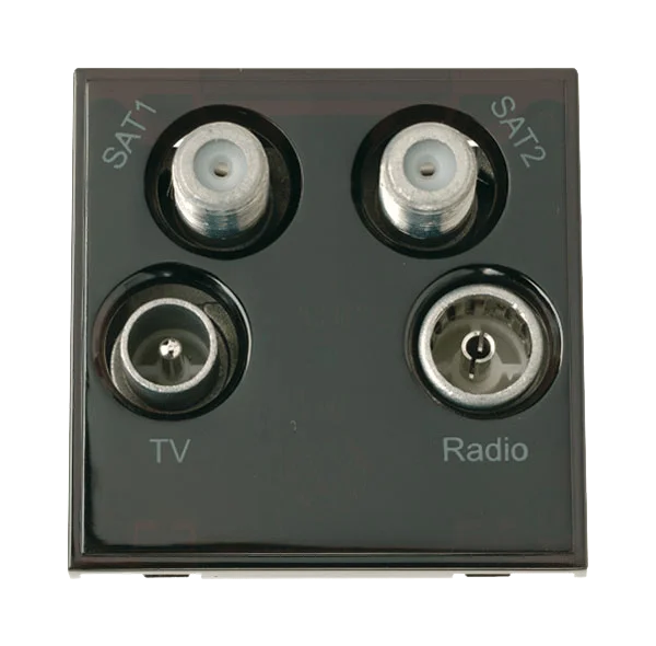 Track lighting with integrated LED driversClick New Media Quad TV, Radio, Sat 1 And Sat 2 - Black Track lighting with integrated LED driversClick New Media Quad TV, Radio, Sat 1 And Sat 2 - Black