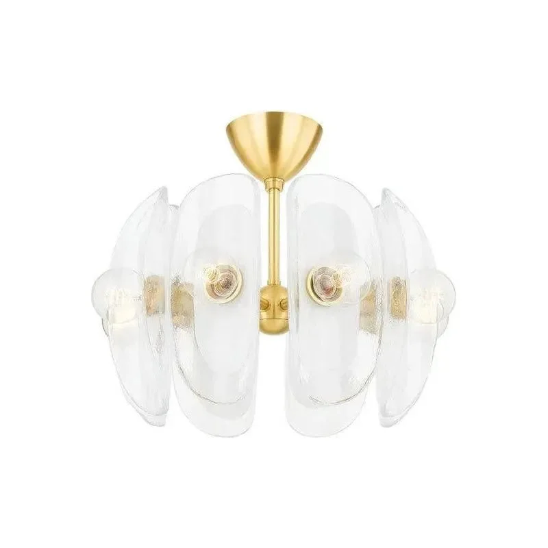 Track lighting with a sleek profileHilo Semi Flush Mount
