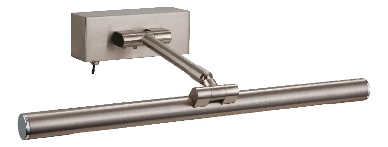 Track lighting with a minimalist track designPicture Light - 10w LED (Switched) Brushed Steel