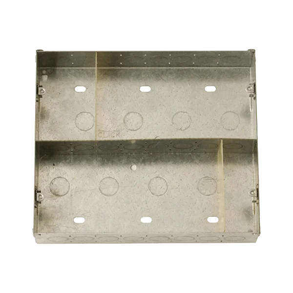 Low - voltage track lighting for safetyClick New Media 35mm Deep New MediaÃ’ Back Box With Central Divider - 2 x 8 Apertures Low - voltage track lighting for safetyClick New Media 35mm Deep New MediaÃ’ Back Box With Central Divider - 2 x 8 Apertures