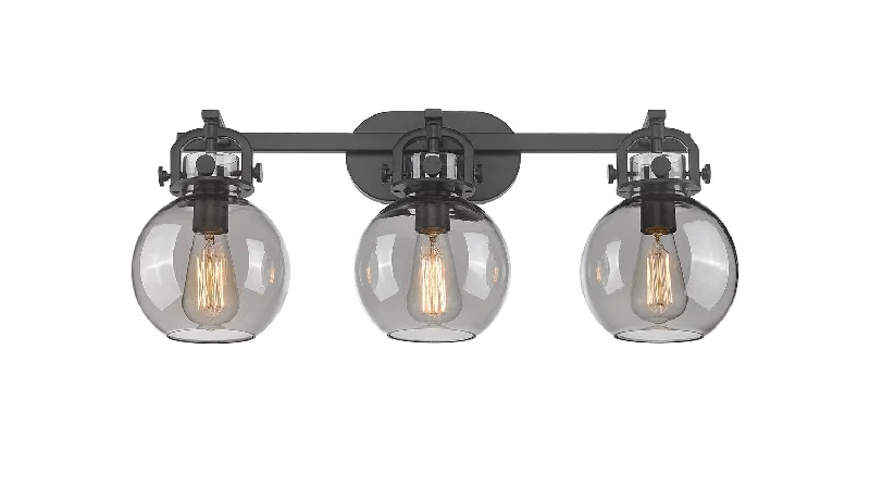 Adjustable Industrial Lighting for Flexible IlluminationNewton Three Light Bath Vanity Adjustable Industrial Lighting for Flexible IlluminationNewton Three Light Bath Vanity