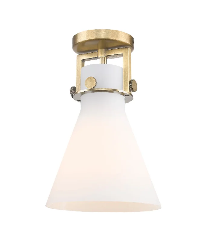 Industrial Lighting for Chemical PlantsNewton One Light Flush Mount
