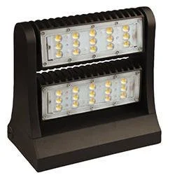 Track lighting with a brushed nickel finishRadiant-Lite LEDWPA60W-5K LED Adjustable Wall Pack 5000K Track lighting with a brushed nickel finishRadiant-Lite LEDWPA60W-5K LED Adjustable Wall Pack 5000K