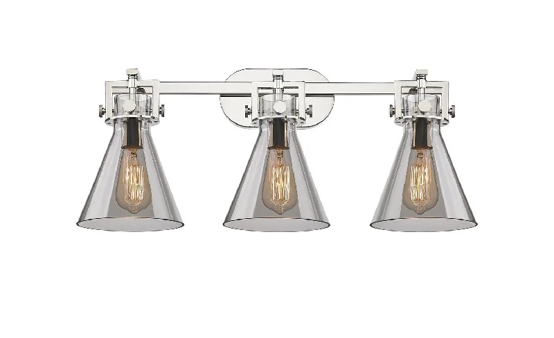 Industrial Lighting for Electronics ManufacturingNewton Three Light Bath Vanity