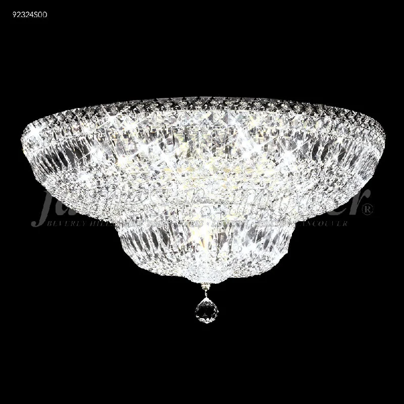 Track lighting with clear glass shadesJames R Moder Prestige 24 inch All Crystal Flush Mount Track lighting with clear glass shadesJames R Moder Prestige 24 inch All Crystal Flush Mount