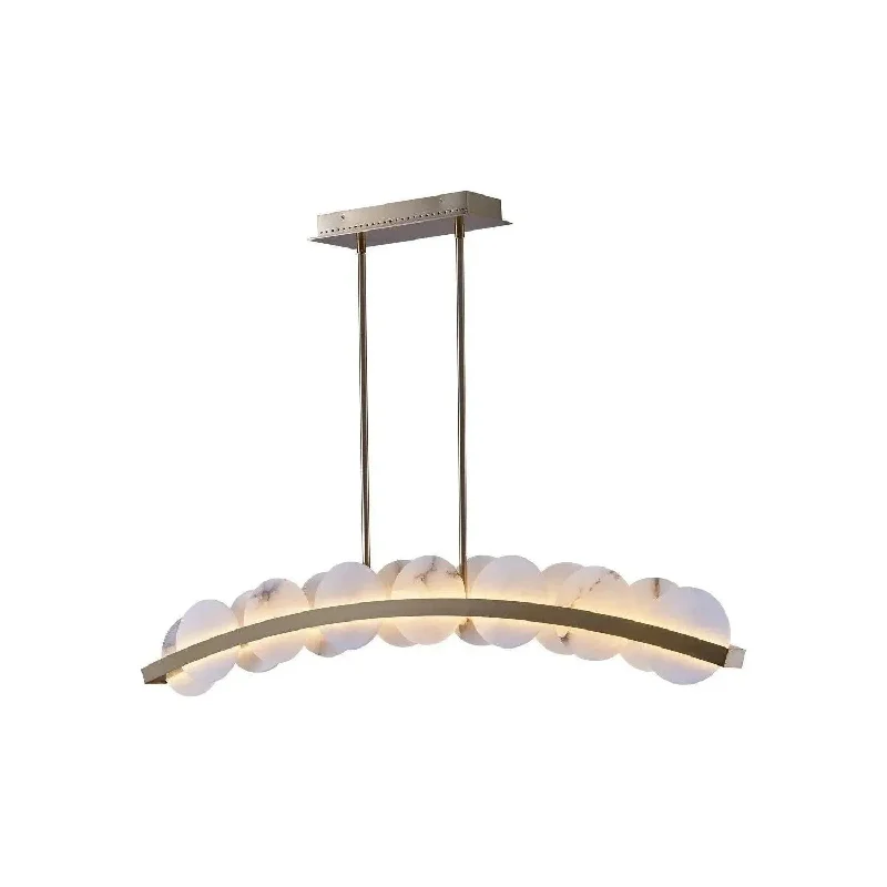 Track lighting with swivel heads for precise aimingMeridian LED Island Pendant