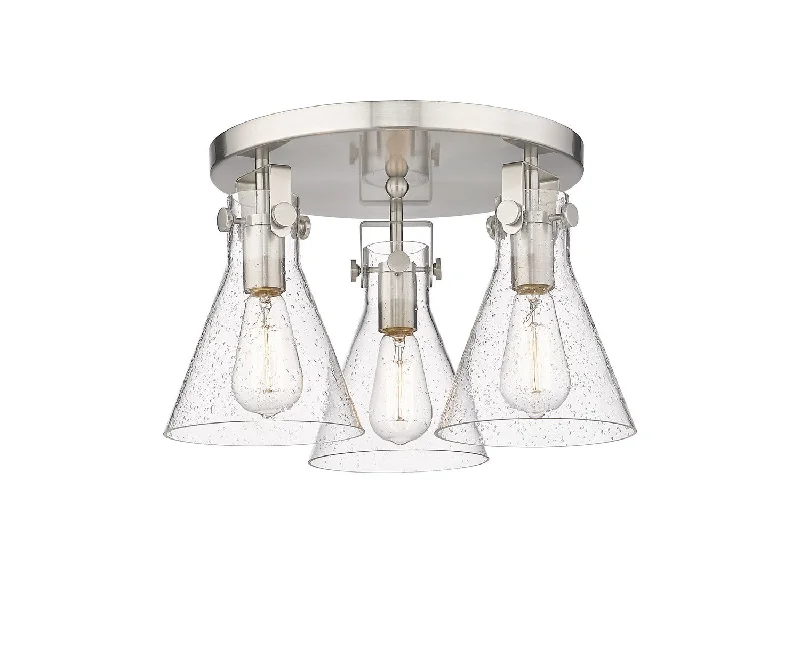 Industrial Wall - Mounted Lighting for Workshop WallsDowntown Urban Three Light Flush Mount Industrial Wall - Mounted Lighting for Workshop WallsDowntown Urban Three Light Flush Mount