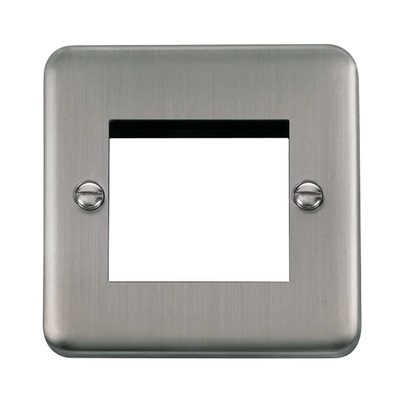 Track lighting with a chunky, bold designClick New Media 1 Gang New MediaÃ’ Unfurnished Plate - 2 Apertures Track lighting with a chunky, bold designClick New Media 1 Gang New MediaÃ’ Unfurnished Plate - 2 Apertures