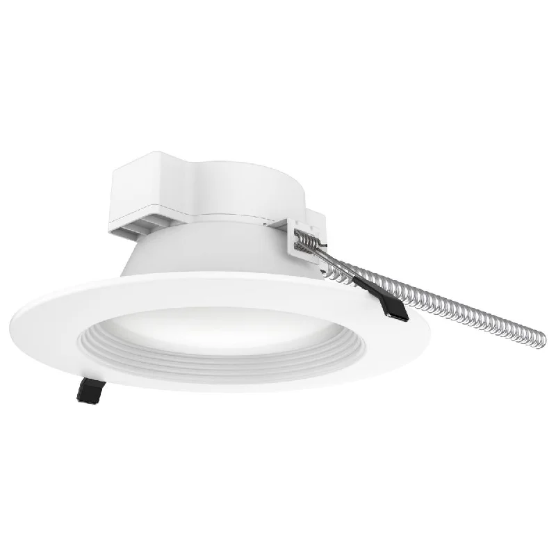 Industrial Emergency Lighting for Safety in Factories8 Inch Commercial LED Downlight, 22 Watts, 2200 Lumens, Selectable 2700K to 5000K, Baffle Trim, 120-277V Industrial Emergency Lighting for Safety in Factories8 Inch Commercial LED Downlight, 22 Watts, 2200 Lumens, Selectable 2700K to 5000K, Baffle Trim, 120-277V