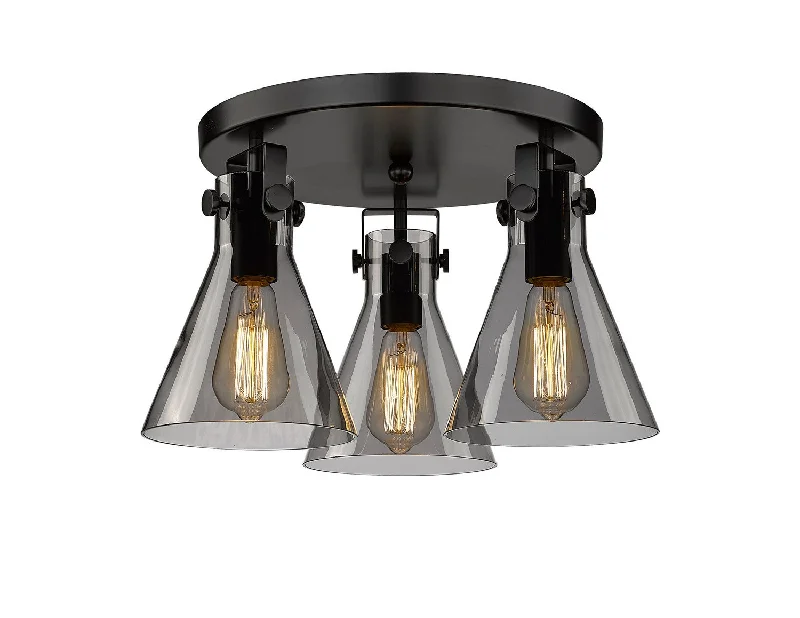 Waterproof Industrial Lighting for Wet AreasDowntown Urban Three Light Flush Mount Waterproof Industrial Lighting for Wet AreasDowntown Urban Three Light Flush Mount