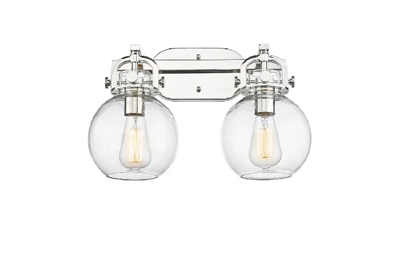 Industrial Wall - Mounted Lighting for Workshop WallsNewton Two Light Bath Vanity