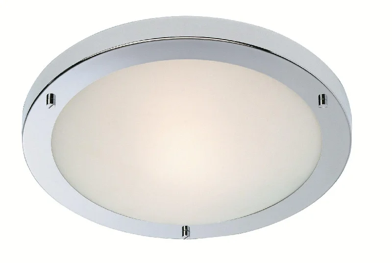 Track lighting for replacing old fluorescent fixturesRondo LED Flush Fitting Chrome with Opal Glass Track lighting for replacing old fluorescent fixturesRondo LED Flush Fitting Chrome with Opal Glass