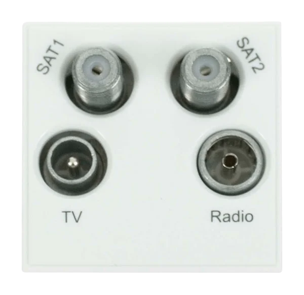 Track lighting with motion - sensor capabilitiesClick New Media Quad TV, Radio, Sat 1 And Sat 2 - Polar White Track lighting with motion - sensor capabilitiesClick New Media Quad TV, Radio, Sat 1 And Sat 2 - Polar White