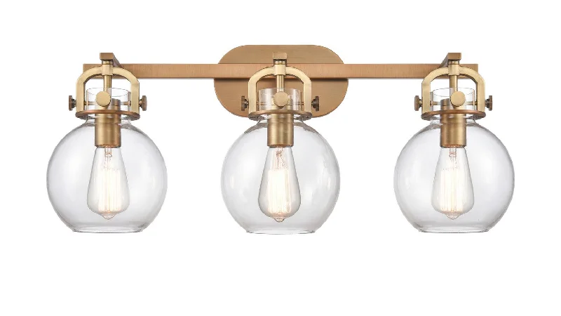 Low - Bay Industrial Lighting Fixtures for Small FactoriesDowntown Urban Three Light Bath Vanity Low - Bay Industrial Lighting Fixtures for Small FactoriesDowntown Urban Three Light Bath Vanity