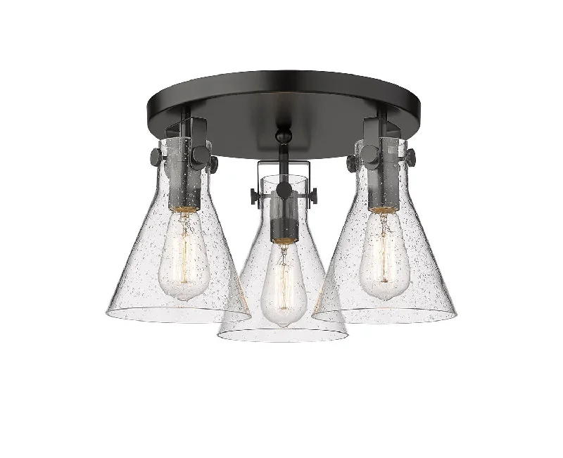 Industrial Lighting for Food Processing FactoriesDowntown Urban Three Light Flush Mount Industrial Lighting for Food Processing FactoriesDowntown Urban Three Light Flush Mount