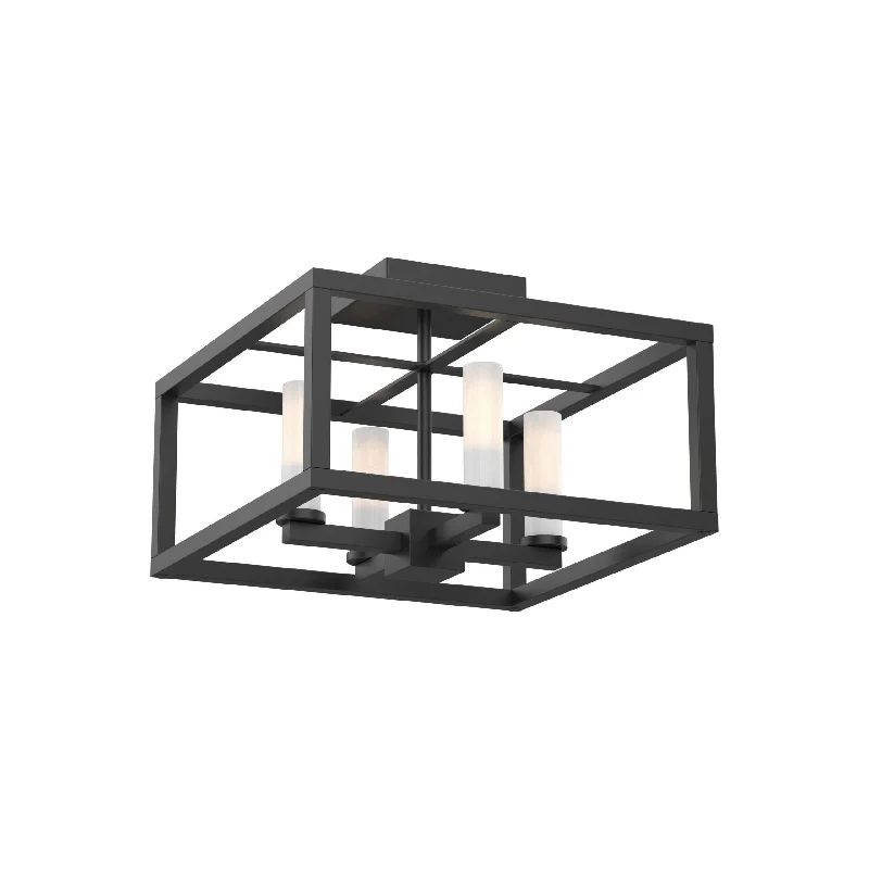 Track lighting with a minimalist track designSambre 4-Light Semi Flush Mount