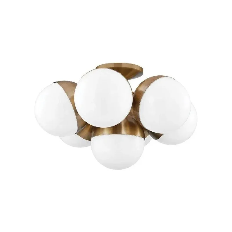 Rustic track lighting for farmhouse decorCupertino Semi Flush Mount