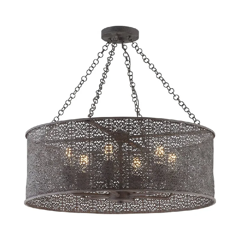 White track lighting for a clean lookJasmine Chandelier