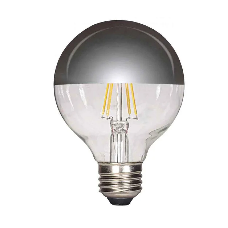 Adjustable Industrial Lighting for Flexible IlluminationSilver Crown G25 Filament LED Bulb, 5 Watts, 430 Lumens, 2700K, 40W Equal, E26 Medium Base Adjustable Industrial Lighting for Flexible IlluminationSilver Crown G25 Filament LED Bulb, 5 Watts, 430 Lumens, 2700K, 40W Equal, E26 Medium Base