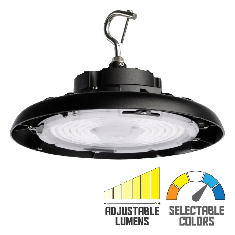 Industrial Lighting with High CRI (Color Rendering Index) for True Color PerceptionHigh Bay UFO LED Light, 120 Watts, 18600 Lumens, 30K/40K/50K, 120/277V Industrial Lighting with High CRI (Color Rendering Index) for True Color PerceptionHigh Bay UFO LED Light, 120 Watts, 18600 Lumens, 30K/40K/50K, 120/277V