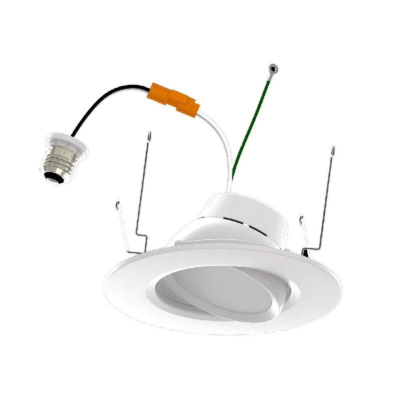 Industrial Ceiling - Mounted Lighting for Assembly PlantsAviva Gimbal 6" LED Recessed Can Light, 11 Watts, 1100 Lumens, 27K|30K|35K|40K|50K Industrial Ceiling - Mounted Lighting for Assembly PlantsAviva Gimbal 6" LED Recessed Can Light, 11 Watts, 1100 Lumens, 27K|30K|35K|40K|50K