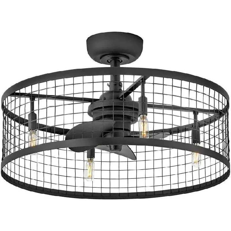 Track lighting with frosted glass shadesFinnigan LED Fandelier