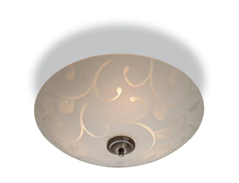 Track lighting for creating a focal pointSadie Semi Flush Fitting Opal Glass with Decorative Pattern Track lighting for creating a focal pointSadie Semi Flush Fitting Opal Glass with Decorative Pattern