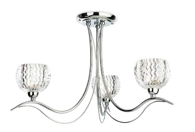 Track lighting for highlighting kitchen cabinetsBlanche 3 Light Flush Fitting Chrome with Moulded Clear Glass Track lighting for highlighting kitchen cabinetsBlanche 3 Light Flush Fitting Chrome with Moulded Clear Glass