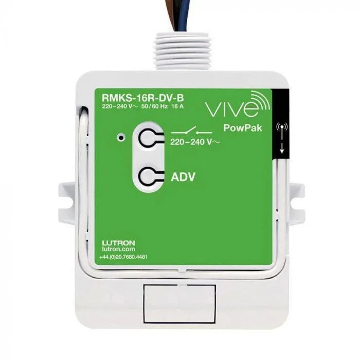 Track lighting with a minimalist track designLutron Vive Switch 16A