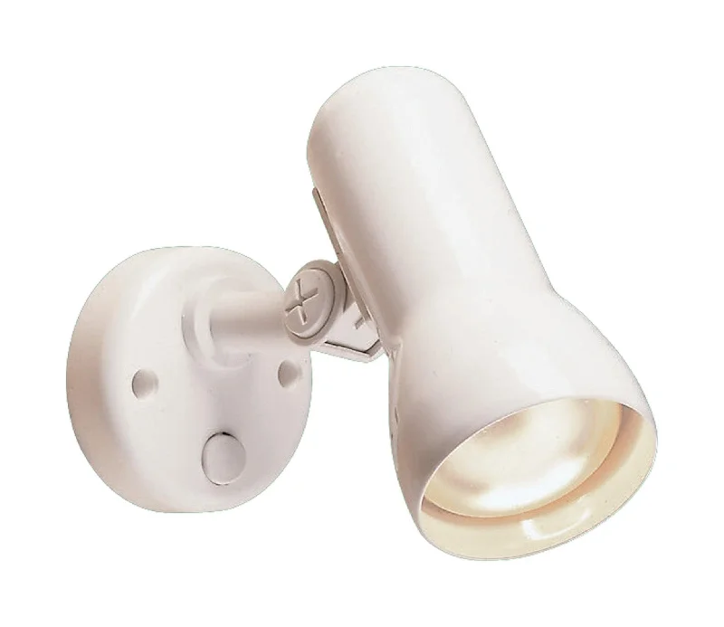 Track lighting with multiple heads for flexibilityPolar Single Spot (Switched) White Track lighting with multiple heads for flexibilityPolar Single Spot (Switched) White