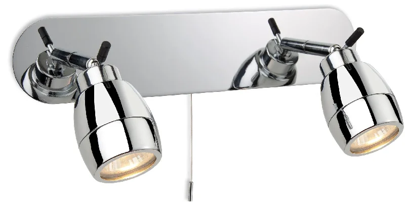 Track lighting for updating office lobbiesMarine 2 Light Bar (Switched) Chrome