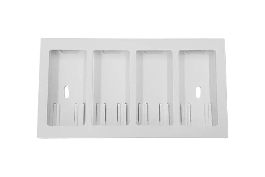 Track lighting for creating a moody atmosphereLutron Faceplate 3 Gang Arctic White