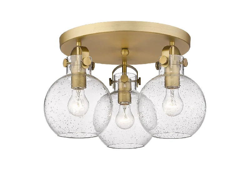 Industrial Lighting for Electronics ManufacturingDowntown Urban Three Light Flush Mount Industrial Lighting for Electronics ManufacturingDowntown Urban Three Light Flush Mount