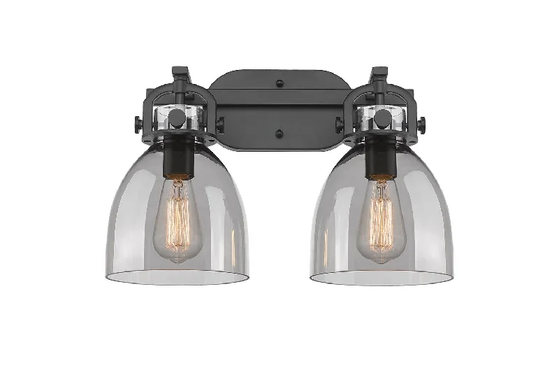 Industrial Pendant Lighting for Machine ShopsDowntown Urban Two Light Bath Vanity
