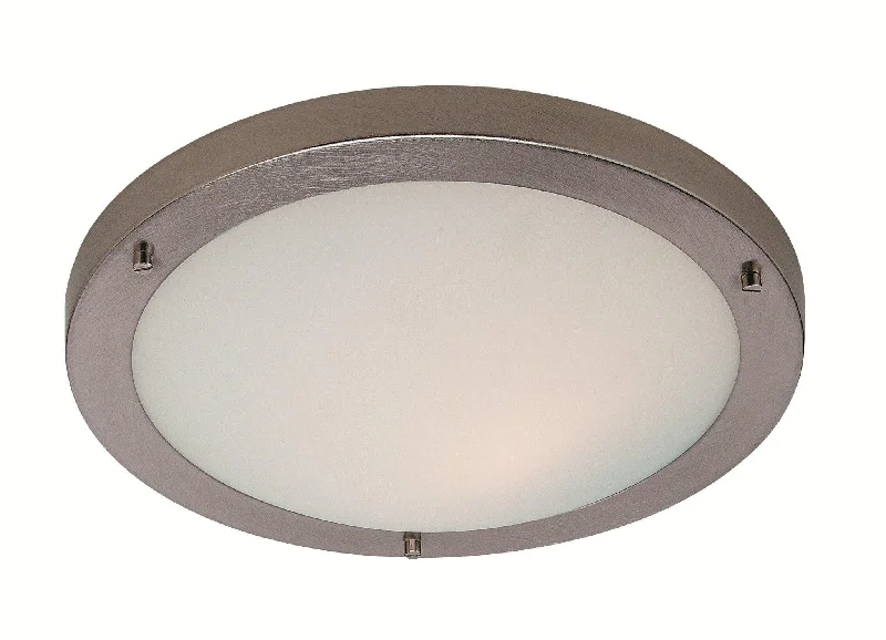 Track lighting for outdoor gardensRondo LED Flush Fitting Brushed Steel with Opal Glass Track lighting for outdoor gardensRondo LED Flush Fitting Brushed Steel with Opal Glass